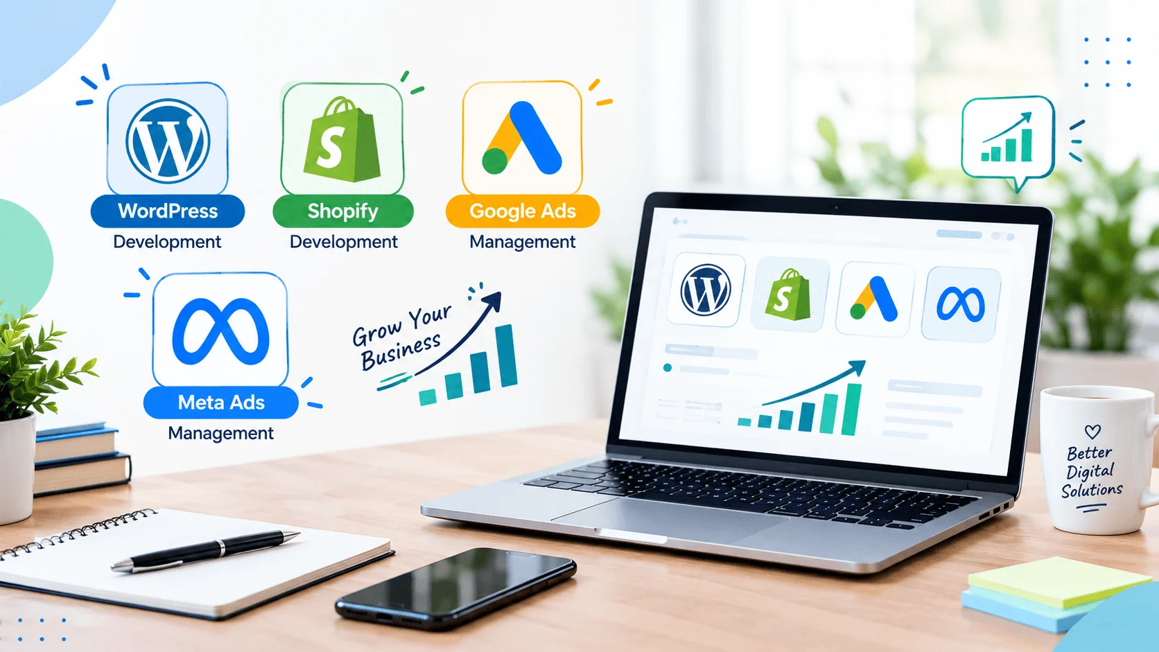 Expert in Google Ads Meta ads SEO Optimization Shopify WordPress